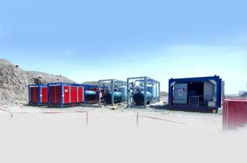 ชุดอัดอากาศ 350kW ของ Geso ของ Geso + ระบบเครื่องกำเนิดไนโตรเจน 1500m3/h ช่วยให้อุตสาหกรรมปิโตรเคมี Xinjiang ของจีนของจีน
