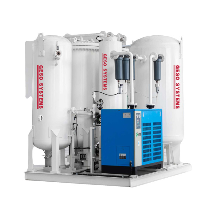เครื่องกำเนิดออกซิเจน PSA อุตสาหกรรมที่มีความบริสุทธิ์สูง